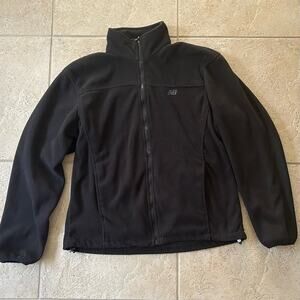 New Balance Men’s Black Full-Zip Fleece Jacket Size M
